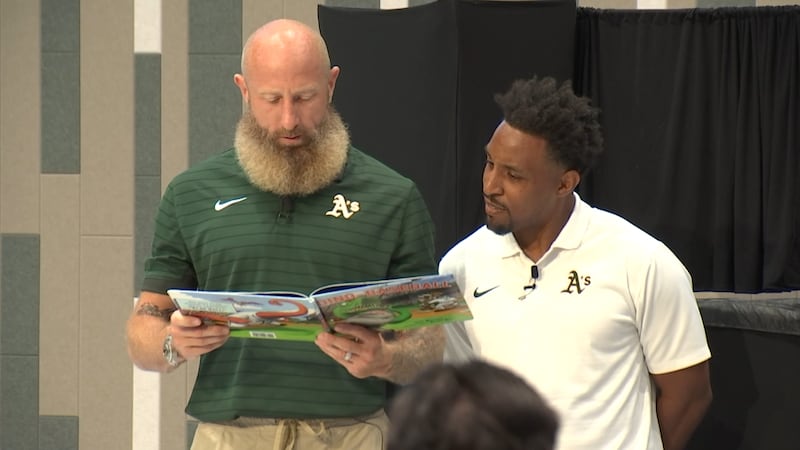 The Athletics launched a community partnership with the Las Vegas-Clark County Library...