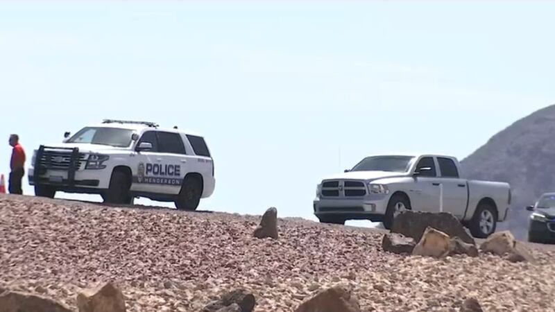 Police response to Hells Angels shooting on Henderson freeway on May 29, 2022.