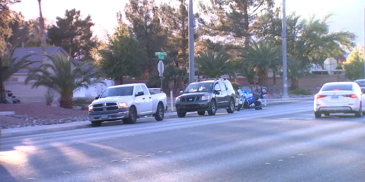Juvenile hit while riding scooter northwest Las Vegas, police say Juvenile hit while riding scooter northwest Las Vegas, police say