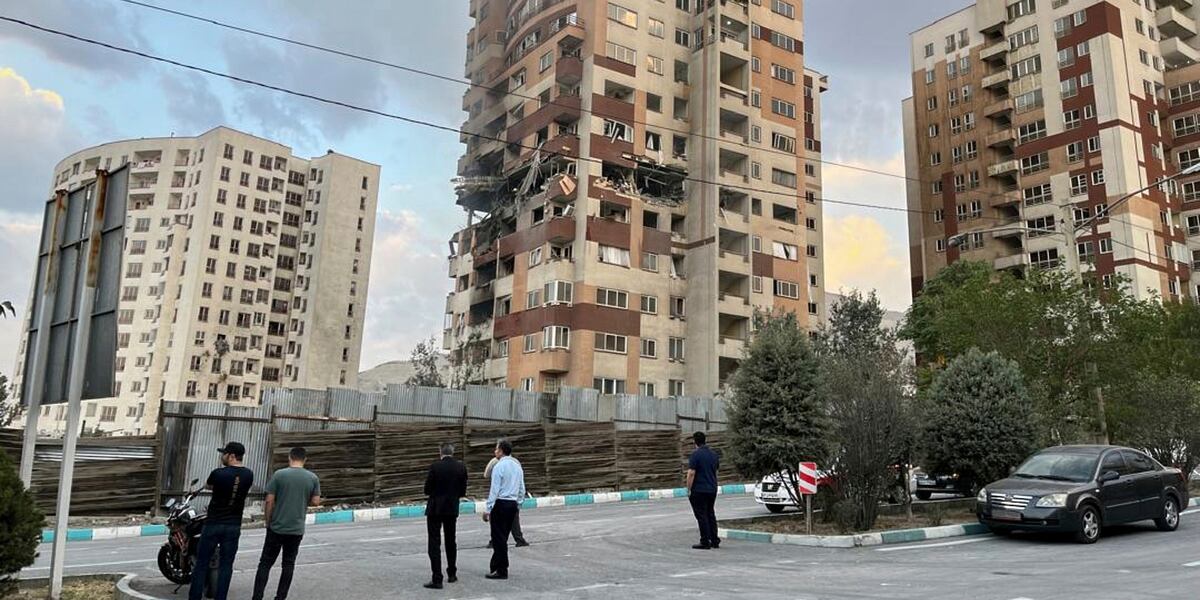 Air raid sirens sound cross Israel following an Iranian missile attack on the country Air raid sirens sound cross Israel following an Iranian missile attack on the country