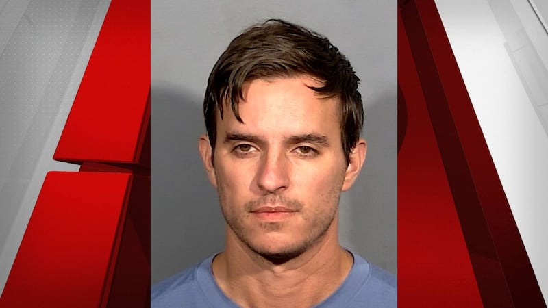 Las Vegas police say a suspect in the death of a woman found in a hotel room earlier this...