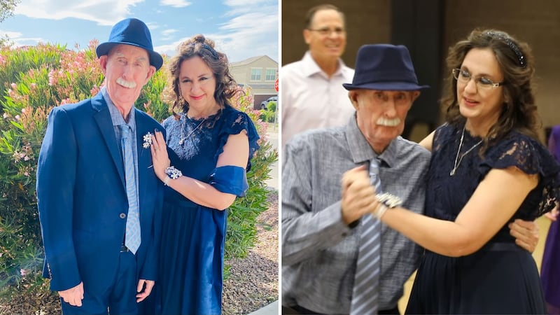 During the prom, Leslie talked around, took selfies with others, and enjoyed watching people...