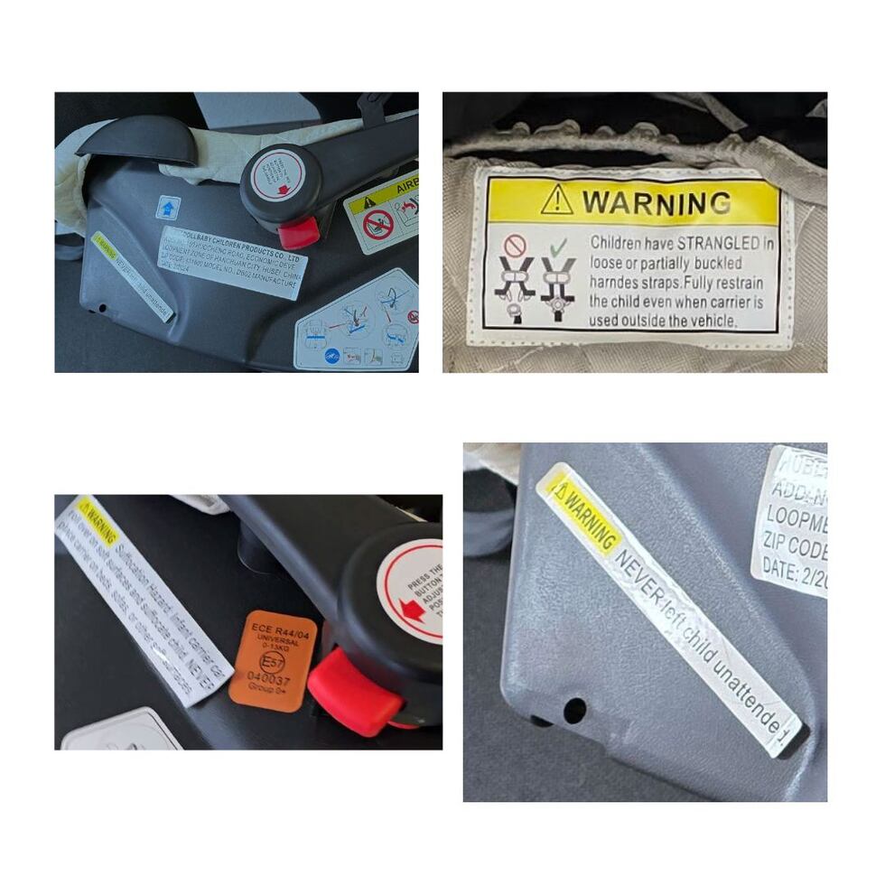 The Nevada attorney general’s office received multiple complaints of counterfeit car seats.