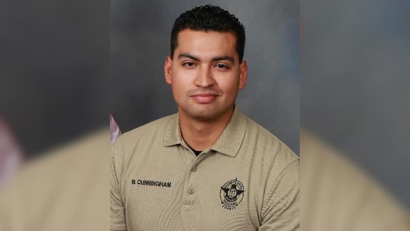 Paulding County Sheriff’s Office Deputy Brandon Cunningham died from his injuries after he was...