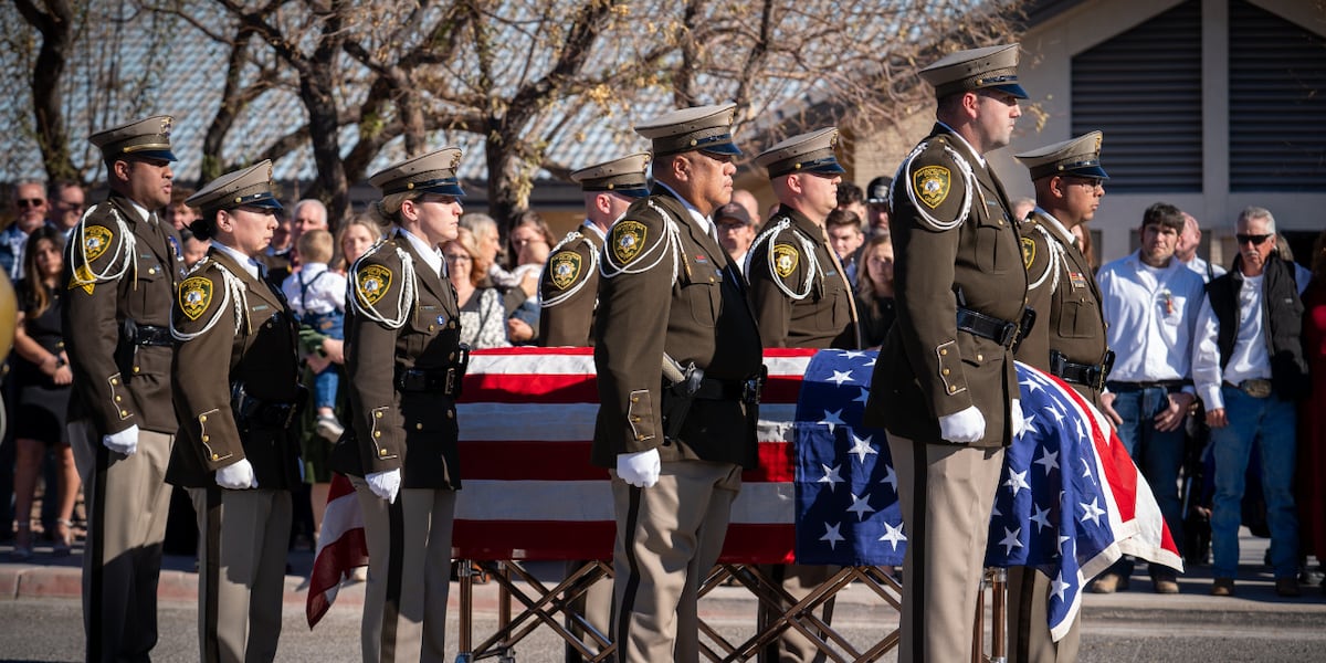 LVMPD officer killed in wrong-way crash laid to rest LVMPD officer killed in wrong-way crash laid to rest