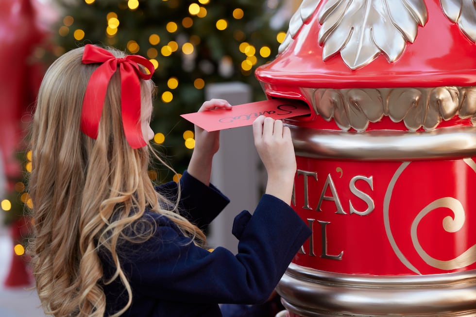 Kids will have the chance to send letters to Santa and help disadvantaged kids get new shoes...