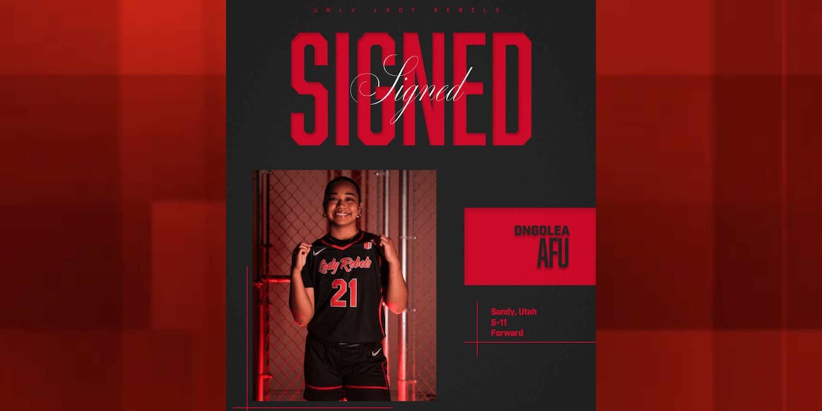 UNLV Lady Rebels sign Ongolea Afu to 2025-26 roster UNLV Lady Rebels sign Ongolea Afu to 2025-26 roster