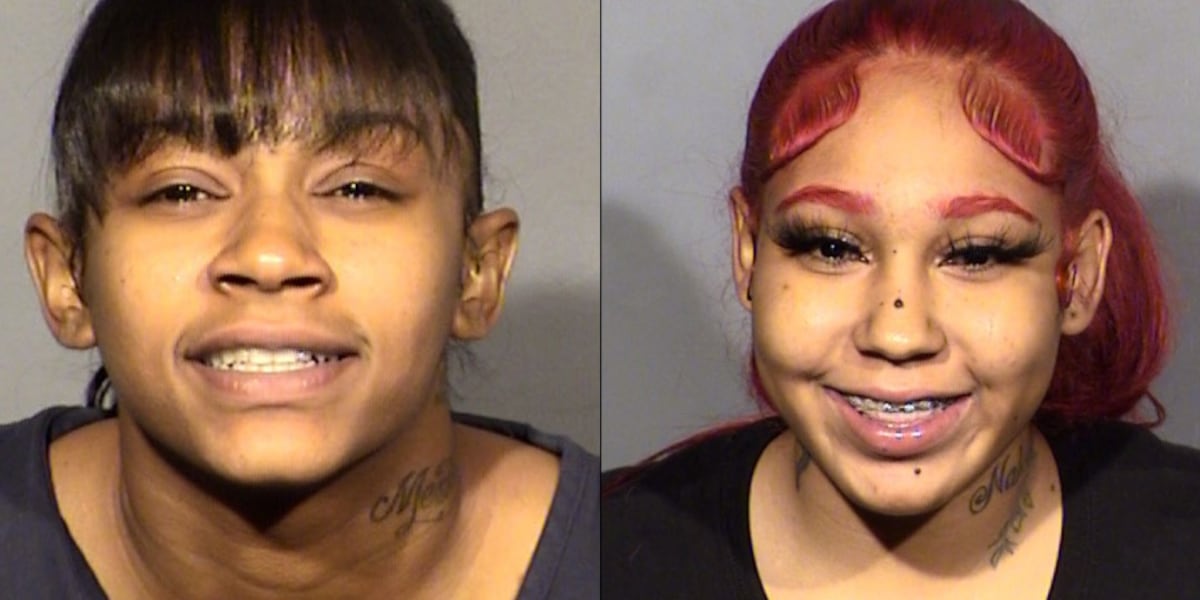 Two woman to serve up to 25 years for murdering a man in Las Vegas Strip hotel room Two woman to serve up to 25 years for murdering a man in Las Vegas Strip hotel room
