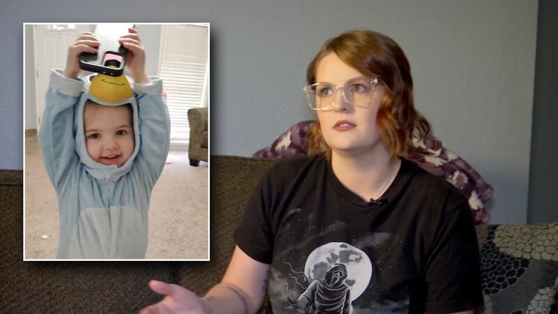 A 2-year-old girl was left on a bus in Oregon for several hours Monday by her day care providers.