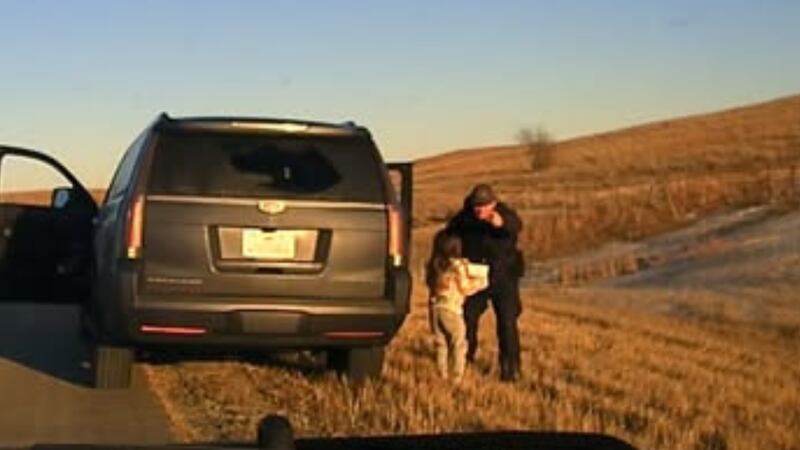 A trooper with the Kansas State Highway Patrol rescued a kidnapped 6-year-old girl during a...