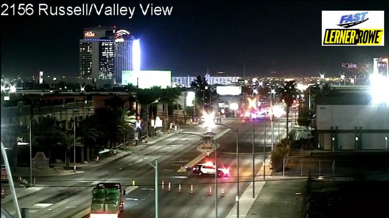 Fatal pedestrian crash at Valley View Blvd. and Diablo Dr.