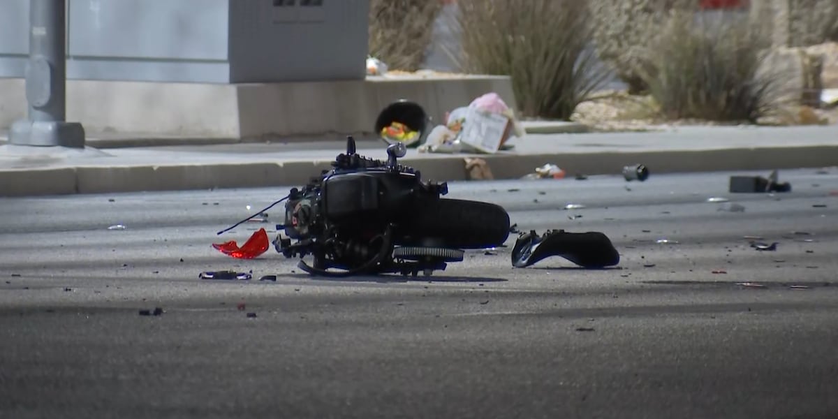 Las Vegas police investigate motorcycle crash on Sunset, Ft. Apache Las Vegas police investigate motorcycle crash on Sunset, Ft. Apache