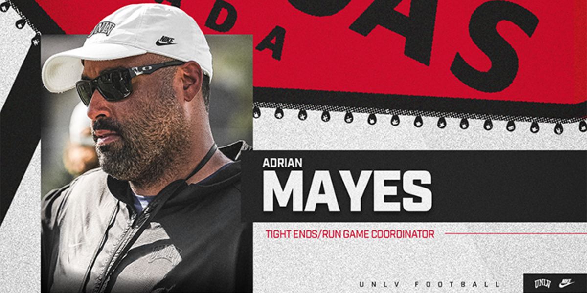 UNLV names Adrian Mayes tight end coach, run game coordinator UNLV names Adrian Mayes tight end coach, run game coordinator