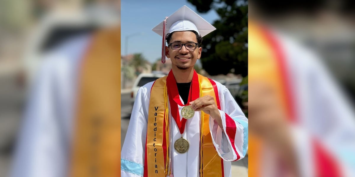 Las Vegas high schooler overcomes loss of mother, grandmother to graduate valedictorian Las Vegas high schooler overcomes loss of mother, grandmother to graduate valedictorian