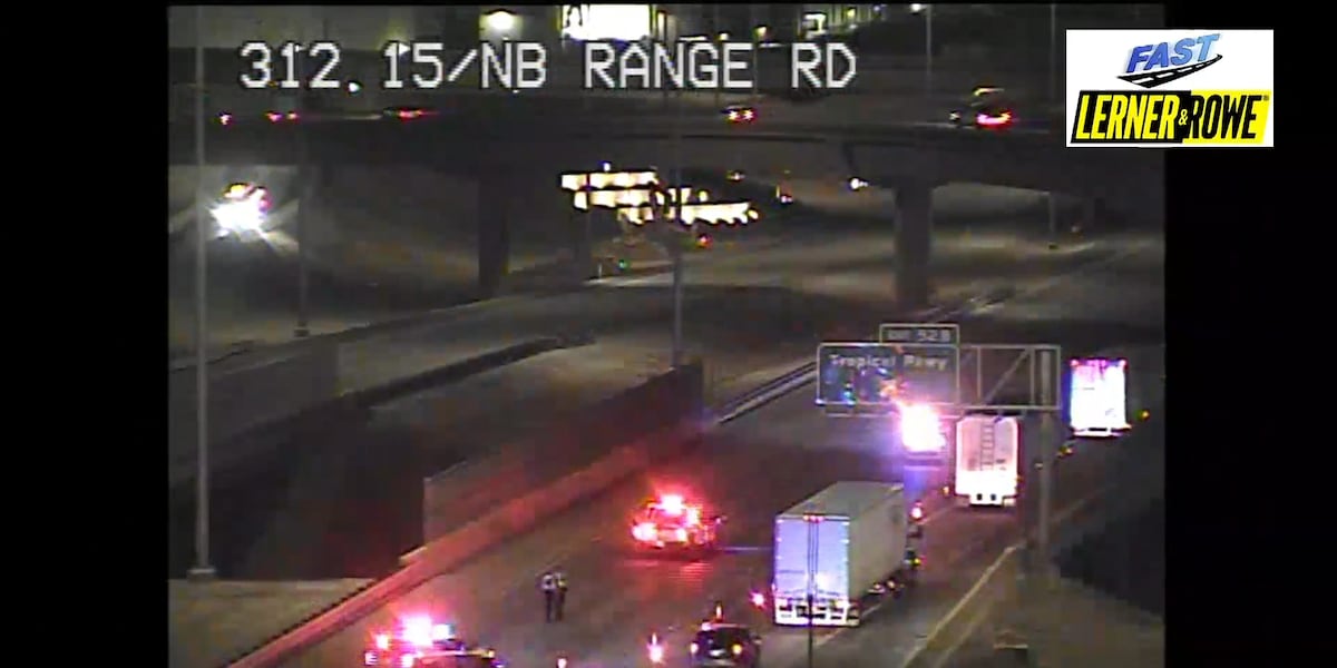 Crash closes all northbound lanes of I-15 in north Las Vegas Valley Crash closes all northbound lanes of I-15 in north Las Vegas Valley