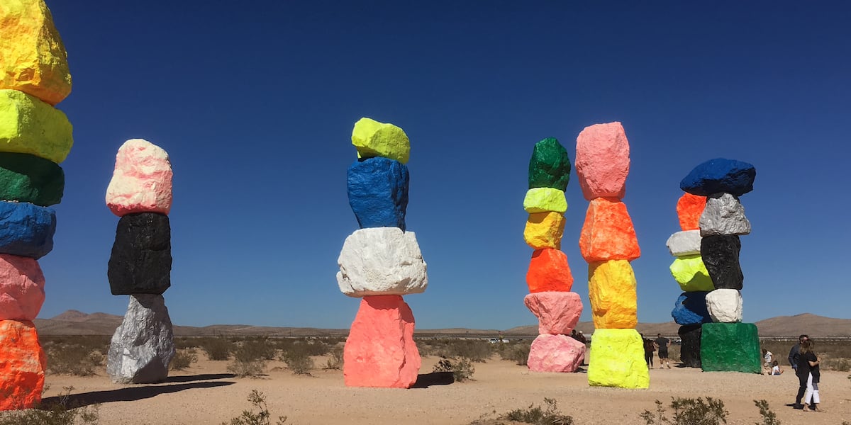 Seven Magic Mountain art display no longer coming to Washoe County Seven Magic Mountain art display no longer coming to Washoe County