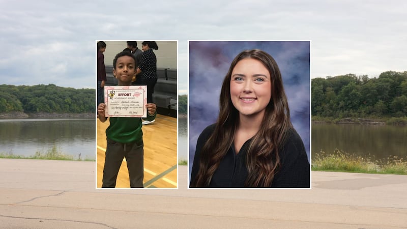Ahmed Osman, 10, and Hannah Jorgensen, his fifth grade teacher, drowned Sept. 22 in a...