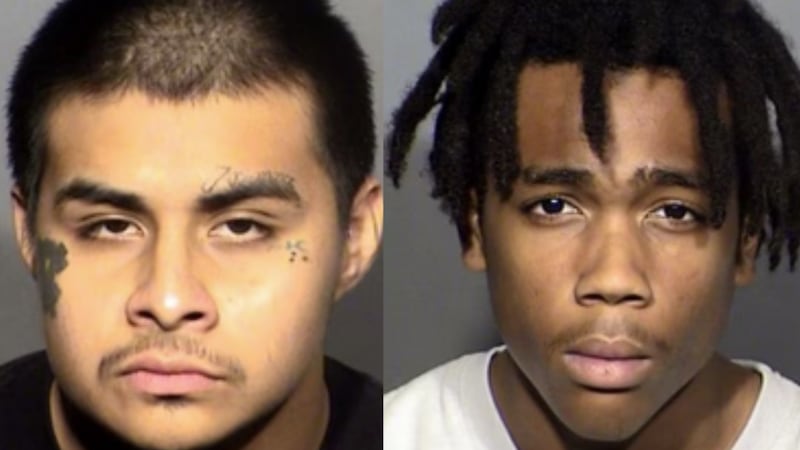 Jesus Ayala, left, and Jzamir Keys, right.