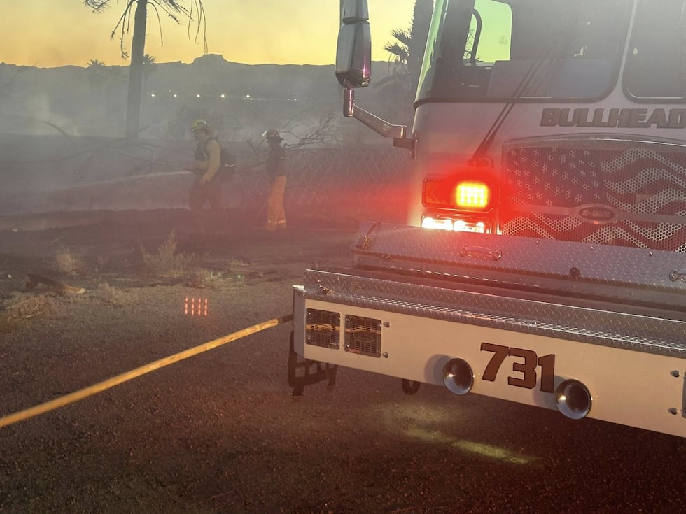 The Bullhead City Fire Department is responding to a brush fire in Laughlin May 19th, 2026.