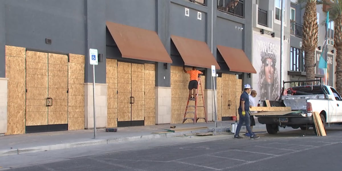 Downtown Las Vegas businesses, apartments get proactive ahead of Saturday protest