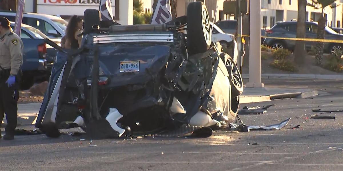 Roof smashed itself after car flips in southeast valley crash Roof smashed itself after car flips in southeast valley crash