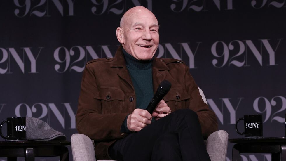 FILE -- Patrick Stewart speaks on stage after a screening of "Star Trek: Picard" at the 92nd...