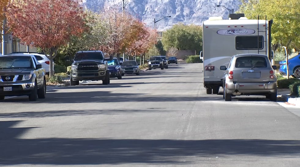 Residents in a Centennial Hills neighborhood say parking tickets are suddenly appearing on...