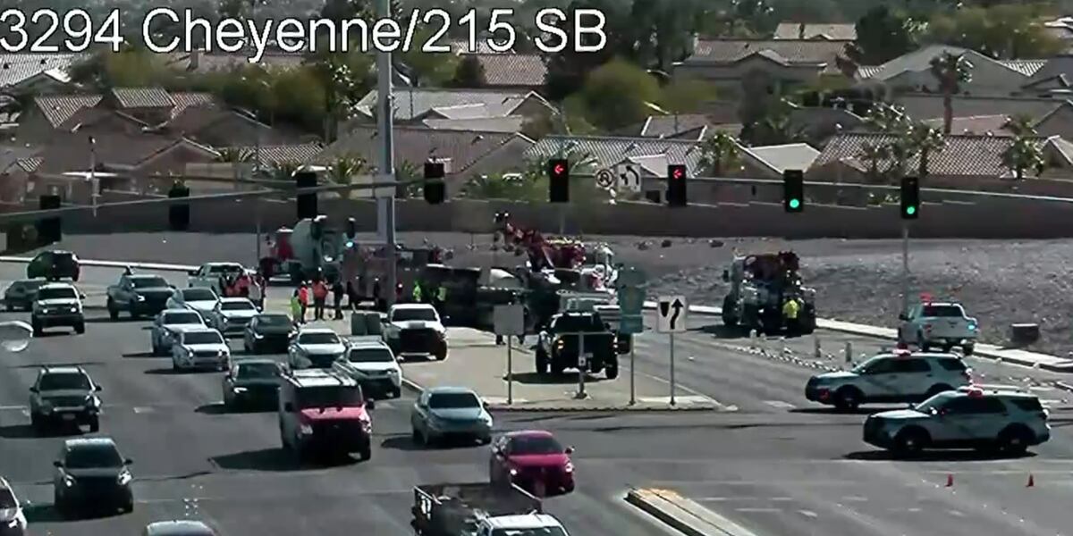 LIVE: Nevada State Police respond to cement truck rollover LIVE: Nevada State Police respond to cement truck rollover