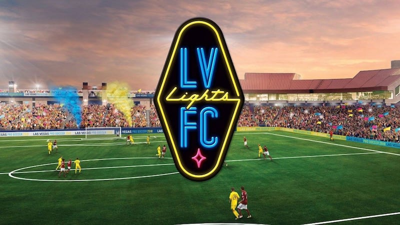 The logo for the Las Vegas Lights FC. (Lights FC)