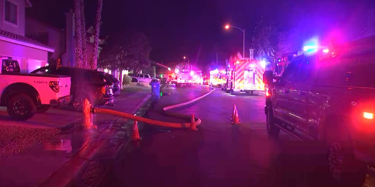 Dog dies after house fire in north Las Vegas Valley Dog dies after house fire in north Las Vegas Valley