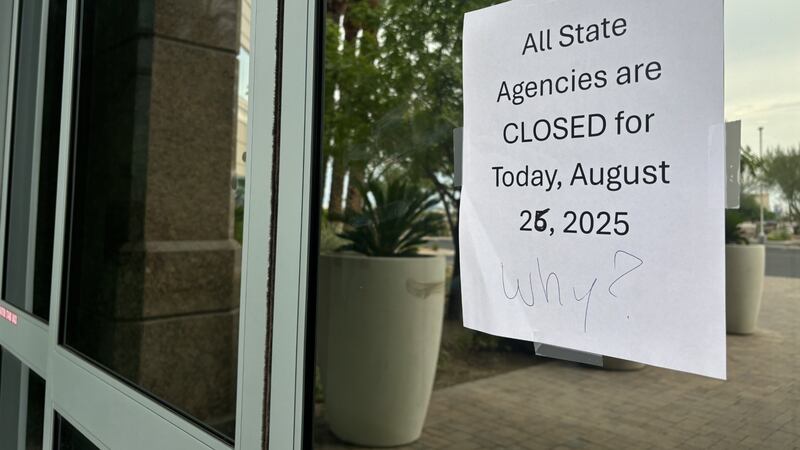 A majority of Nevada State Services have been unavailable for a week, and FOX5 looked at...