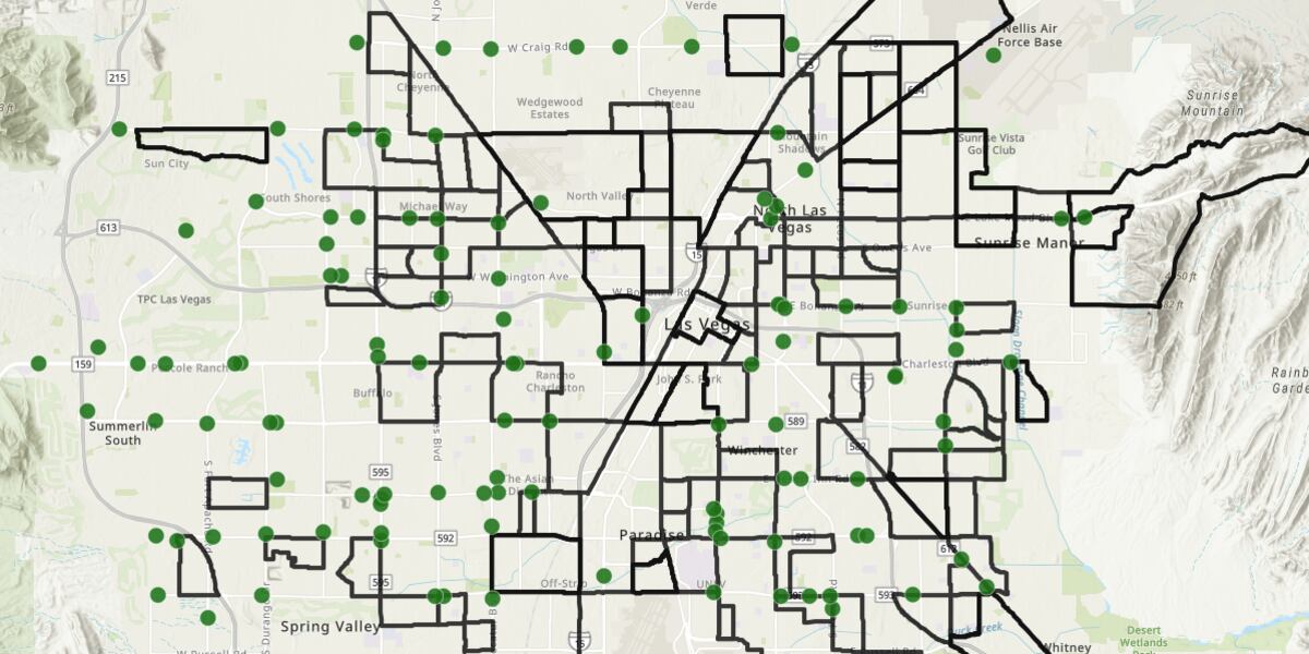 New map shows areas in Las Vegas with food insecurity New map shows areas in Las Vegas with food insecurity