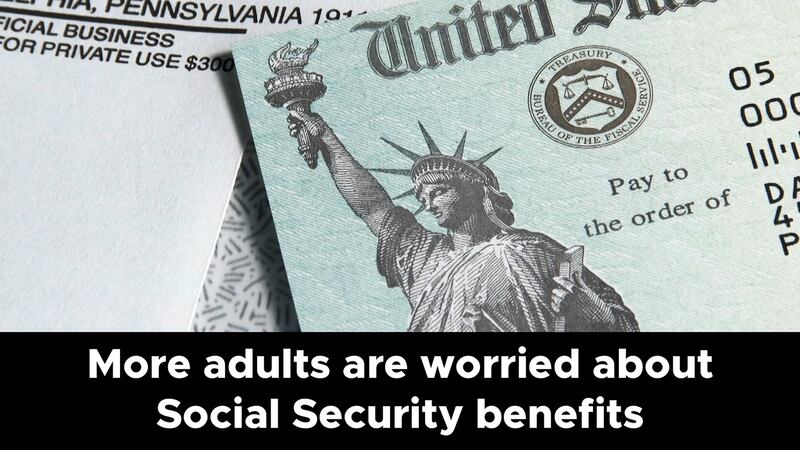 More adults are worried about Social Security benefits, survey finds
