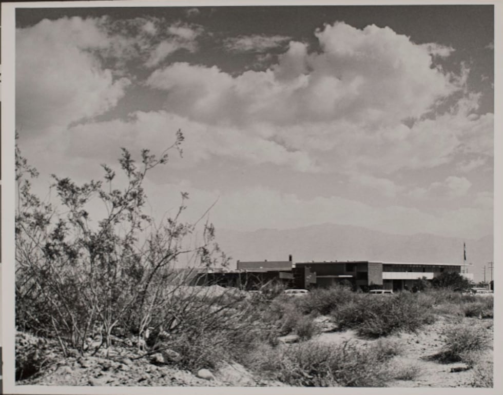 Visible here is Frazier Hall, left, and Grant Hall at Nevada Southern University (NSU).