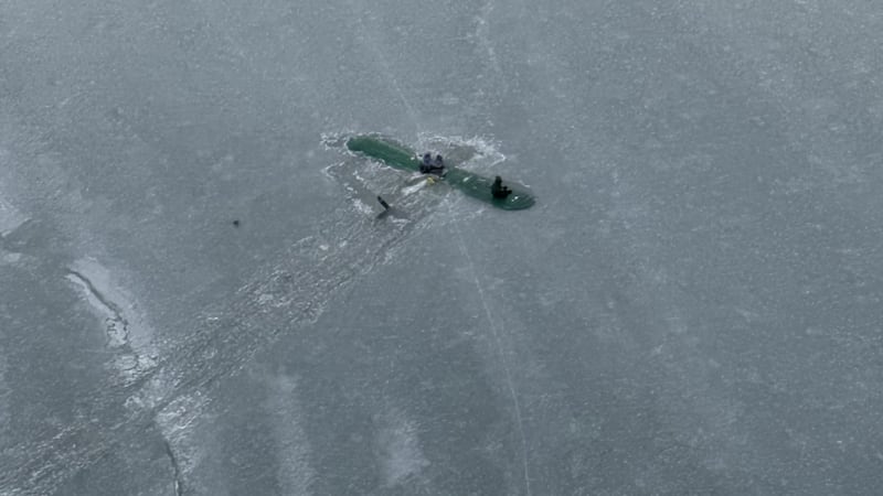 The pilot and two juveniles were found alive Monday after an overnight search for the plane on...