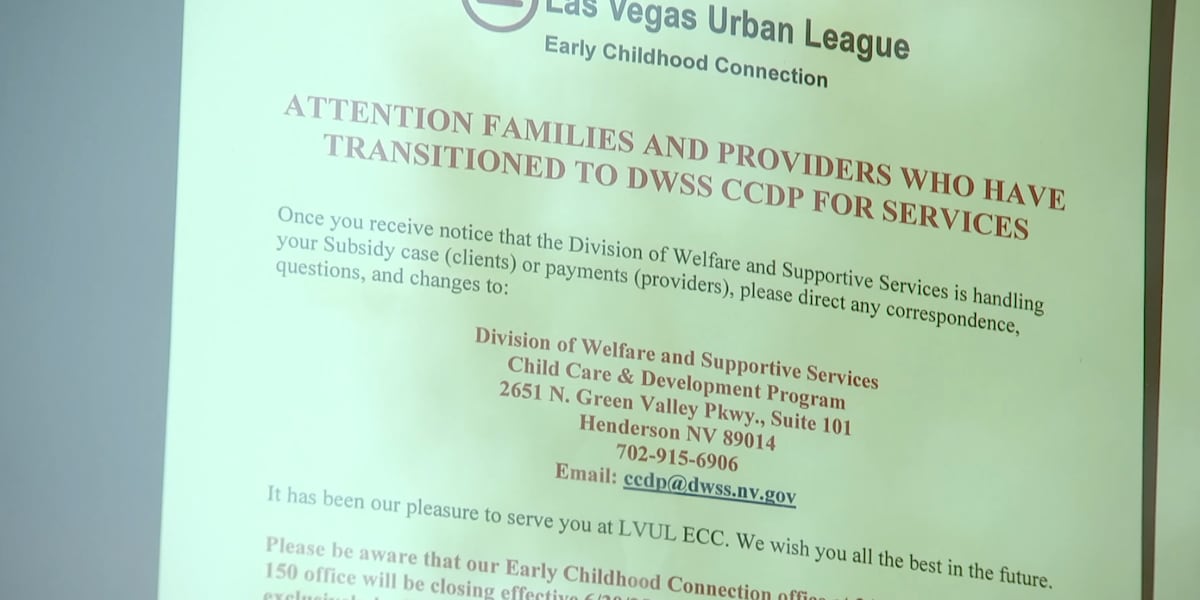 Las Vegas Valley mother, teacher says program transition has delayed funding for childcare Las Vegas Valley mother, teacher says program transition has delayed funding for childcare