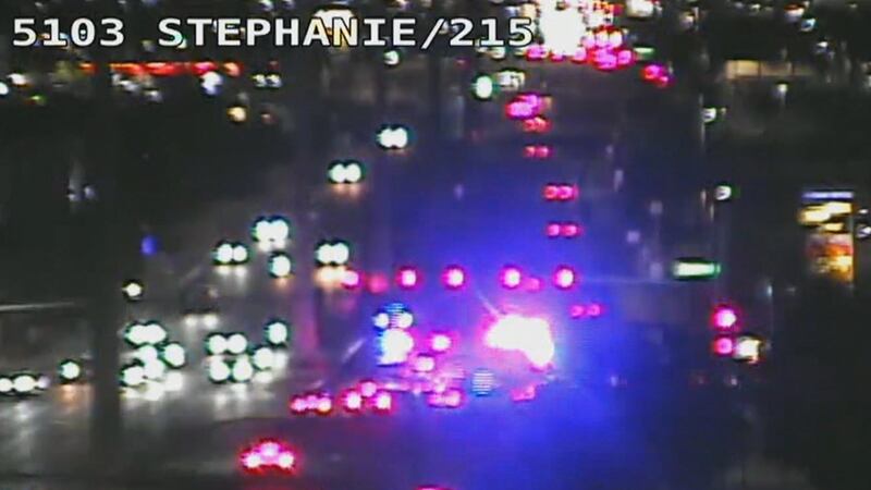 A pedestrian is left with “serious” injuries after a Henderson crash Tuesday night, police say.