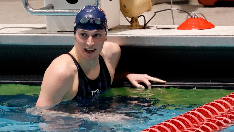 Transgender swimmer Lia Thomas says 'trans women are not a threat to women's sports'