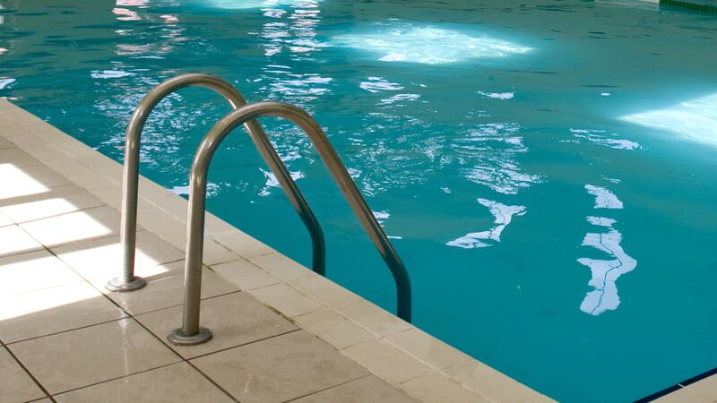 The child was found unresponsive in an indoor pool.