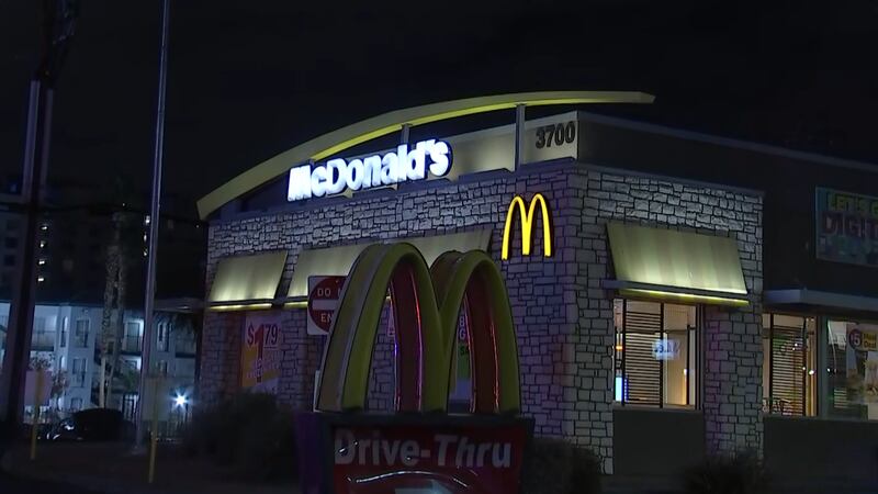 Shooting inside a McDonald's east of the Las Vegas Strip