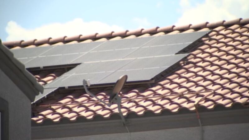 A Las Vegas couple lost thousands of dollars in a solar panel scam.