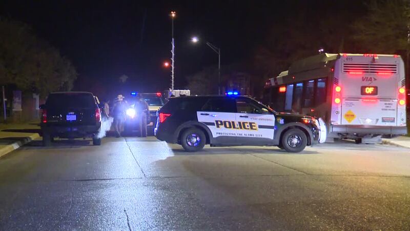 San Antonio police say seven officers were shot while responding to what police say was a...