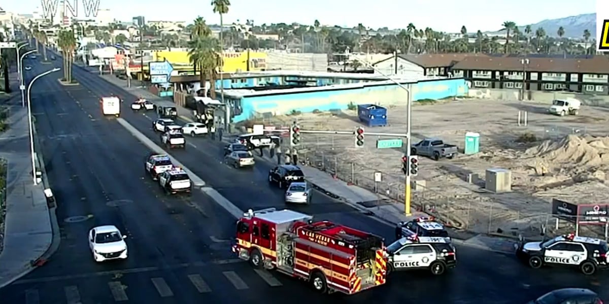 Stolen vehicle collides with Metro patrol unit in downtown Las Vegas Stolen vehicle collides with Metro patrol unit in downtown Las Vegas