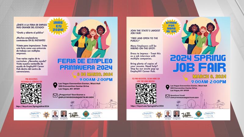 EmployNV Business Hub and Clark County commissioners are hosting Nevada's largest state job...