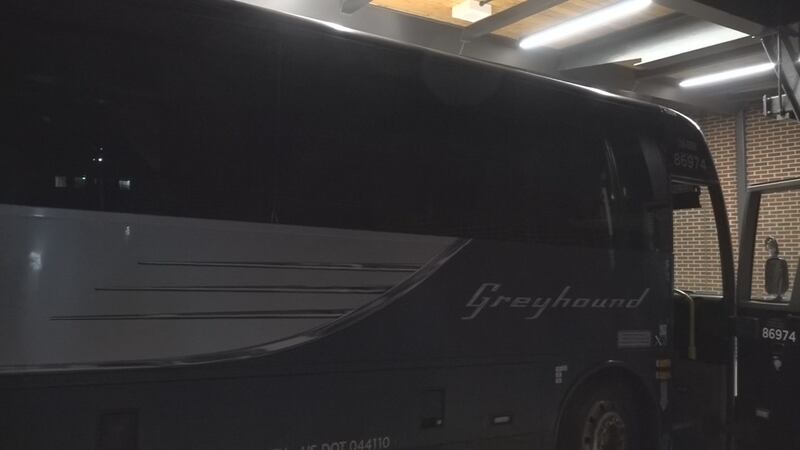 Around 20 people were stranded at Greyhound’s bus stop in Roanoke for more than nine hours...