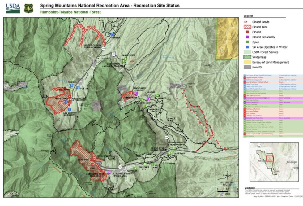 As Las Vegas braces for the heat, locals and tourists alike are headed for the mountains.