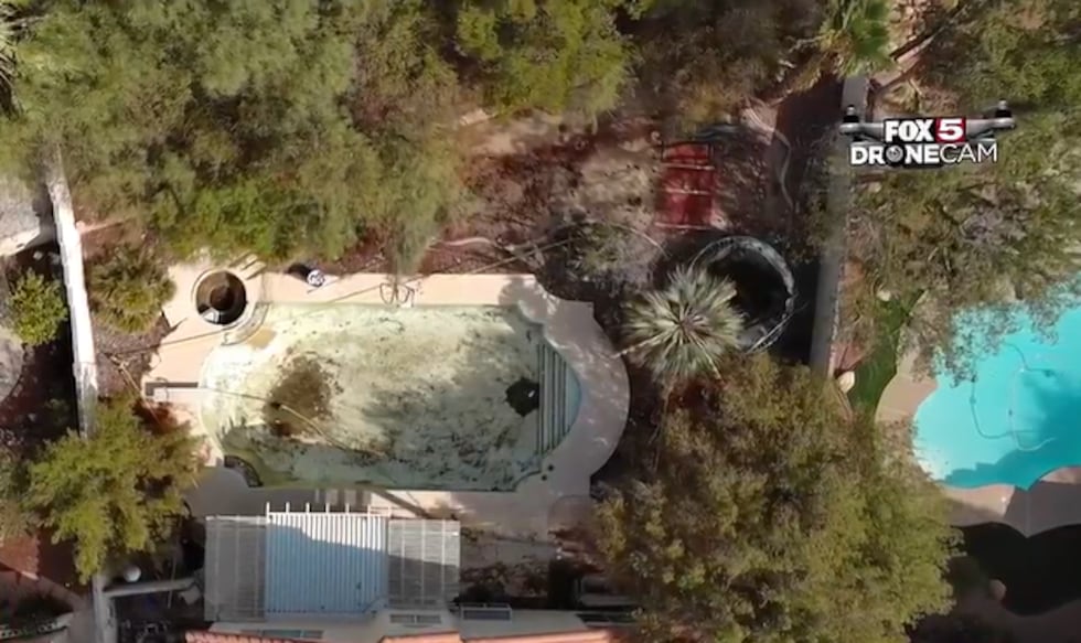 A Henderson homeowner met a July 15 city deadline to drain a stagnant backyard pool near Deer...
