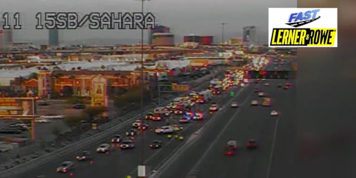 UPDATE: Police say woman walked into driver’s path at I-15, Sahara UPDATE: Police say woman walked into driver’s path at I-15, Sahara