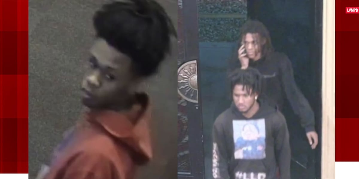 Las Vegas police seek three suspects accused of stealing multiple purses Las Vegas police seek three suspects accused of stealing multiple purses