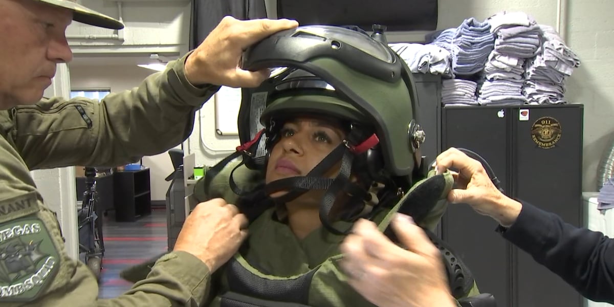 Las Vegas bomb squad uses new tech to enhance safety Las Vegas bomb squad uses new tech to enhance safety